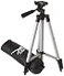 eCostConnection 50 Inch Aluminum Camera Tripod with 3Way Pan Head QuickRelease Plate Lightweight DSLR Mirrorless Tripod with Bubble Level for Photography Video