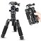 Koolehaoda Compact Mini Tripod 20 Desktop Tripod with 360 Ball Head Aluminum Portable Small Tabletop Tripod Stand for DSLR Camera Video Camcorder Phone Load up to 11lb Black