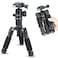 Koolehaoda Compact Mini Tripod 20 Desktop Tripod with 360 Ball Head Aluminum Portable Small Tabletop Tripod Stand for DSLR Camera Video Camcorder Phone Load up to 11lb Black