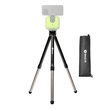 XbotGo Update T1 Tripod 377ft Height 66lb Load Capacity Lightweight Aluminum Compatible with XbotGo Chameleon Sports Gimbal Extra QuickRelease Mount Easy Setup Portable