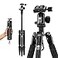 SIRUI Lightweight Carbon Fiber Travel Tripod 6kg Load Capacity Compact Camera Support with Carry Bag Portable for DSLR Mirrorless Cameras Max Height 54 for Hiking Vacation Vlogging