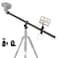 Koolehaoda 33 Tripod Extension Arm Aluminum Horizontal Center Column Arm 2 Sections with 360 Rotatable for Overhead MultiAngle Photography Load up to 22lbs Tripod Not Included