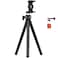 NEEWER Camera Tripod with Remote Mini Flexible Vlog Phone Tripod Stand with Action Camera Mount Adapter Hidden Phone Holder Cold Shoe Compatible with iPhone Hero13 12 11 10 9 Max Load 44lb TP34