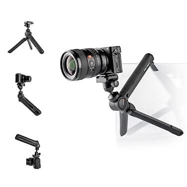 PGYTECH MANTISPOD 20 Mini Camera and Phone Vlogging Tripod 6 Modes Small Travel Flexible DSLR Pocket Stand Video Vlogging Desktop Shooting Selfie Mount Stand