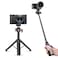 ULANZI MT73 Extension Pole Tripod Mini Selfie Stick Tripod Stand Handle Grip for Webcam Canon G7X Mark III Sony ZV1 RX100 VII A6400 A6600 Cameras Vlogging