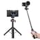 ULANZI MT73 Extension Pole Tripod Mini Selfie Stick Tripod Stand Handle Grip for Webcam Canon G7X Mark III Sony ZV1 RX100 VII A6400 A6600 Cameras Vlogging