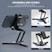 NEEWER Phone Tripod Mount with Cold Shoes Metal Smartphone Tripod Adapter Compatible with iPhone Multi Angle Tri Fold Cell Phone Holder Handheld Phone Grip for Streaming Vlog SP04