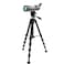 LCNCY 724 inch Spotting Scope and Binoculars Heavy Duty Tripod Shooting Hunting Rest V Yoke Stand with Binoculars Adapter Compatible with MonocularAstronomical TelescopeDSLR CameraProjectorLoad 22Lb