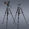 LCNCY 724 inch Spotting Scope and Binoculars Heavy Duty Tripod Shooting Hunting Rest V Yoke Stand with Binoculars Adapter Compatible with MonocularAstronomical TelescopeDSLR CameraProjectorLoad 22Lb