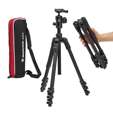 Manfrotto Befree Advanced AS Camera Tripod Lever LockCompatible with ArcaSwiss Portable and Compact Aluminum Travel Tripod Kit Ball Head for DSLR Mirrorless Camera Accessories