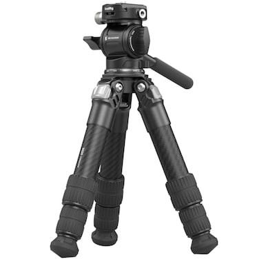SmallRig Portable Carbon Fiber Tabletop Tripod Kit 17 Compact Mini Desktop Tripod with Video Head High LoadBearing Builtin QR Plate for Arca Max Load 3kg 66lb for Cameras DSLR