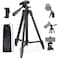 NEEWER Entry Level Version Tripod for Cell Phone Camera Metal Lightweight Portable Travel Stand with Cold Shoe Cellphone Holder Mount Compatible with iPhone for Video Recording Filming TP53