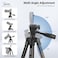 NEEWER Entry Level Version Tripod for Cell Phone Camera Metal Lightweight Portable Travel Stand with Cold Shoe Cellphone Holder Mount Compatible with iPhone for Video Recording Filming TP53
