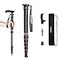 Manbily Camera Monopod Carbon Fiber Portable Compact Lightweight Travel Monopod with Walking Stick Handle for DSLR Canon Nikon Sony Video Camcorder 6 Sections up to 61 inch