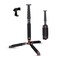 Koolehaoda Camera Aluminum Monopod with Metal Tripod Base6 Sections 1869inch Adjustable Leg Diameter 28mmup to 13lbs Black