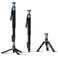SIRUI AM404FL Camera Monopod with Feet 748 Inch Aluminum Video Monopod with Removable Base Slim and Lightweight Max Load 264lbs 360Panorama Panning 4Section for Canon Nikon Sony