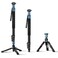 SIRUI 758 Monopod with Feet Professional Aluminum Travel Monopod for Cameras with Quick Release Plate Max Load 33lbs Compatible with Sony Canon Nikon DSLR Camera AM404FLQC55