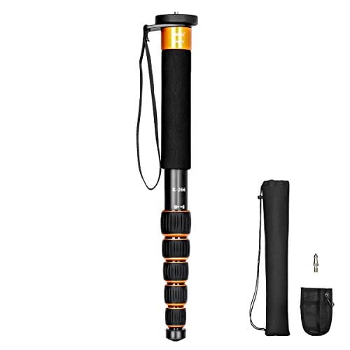 Koolehaoda Koolehaoda 6-section Monopod Compact Portable Photography Aluminum Alloy Unipod Stick 22 LBS 10000 g