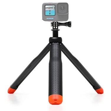 SOONSUN 4in1 Floating Selfie Stick Tripod for GoPro Hero 13 12 11 10 9 8 7 6 5 4 3 Max AKASO Osmo Action 345 Pro Camera As Waterproof Extension Monopod Pole Floating Handle Grip Tripod Stand