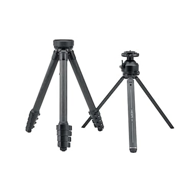 HEIPI Travel Tripod Camera Stand Portable Carbon Fiber Lightweight Tripod 360 Degree Horizontal Panning Vertical Tilting Ball Head QuickRelease ArcaSwiss Mount W28S with KF50Q