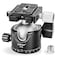 CAVIX Tripod Ball Head with 14 Arca Swiss Quick Release Plate Aluminium Tripod Ball Head Mount Large Ball