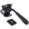 LEFTFOTO Mini Tripod Fluid Head Pan Tilt Head with Panoramic Ball Head and Arca Swiss Quick Release Platefor Camera TripodCompact Video Slide Rail and DSLR Cameras