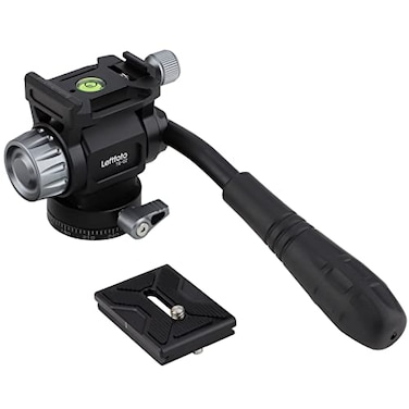 LEFTFOTO Mini Tripod Fluid Head Pan Tilt Head with Panoramic Ball Head and Arca Swiss Quick Release Platefor Camera TripodCompact Video Slide Rail and DSLR Cameras
