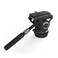 SmallRig DH10 Heavy Duty Tripod Fluid Video Head with Flat Base and Adjustable Handle Quick Release Plate for Manfrotto Video Head Mount Plate Load up to 22Ibs for Video Cameras DSLR Cameras 4165