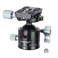Koolehaoda Tripod Head Low Profile Ball Head 36mm Metal Panorama Ball Head with 14 Screw Arca Swiss Quick Release Plate for DSLR Camera Tripod Monopod Max Load 33lbs 15KG E2