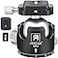 ARTCISE Low Profile Ball Head Tripod Mount Ball Head 52mm Diameter LB52 All Metal CNC Machining with Two 14 Quick Release Plates for Tripod Monopod DSLR CamcorderMax Load 66lbs 30kg