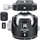 ARTCISE Low Profile Ball Head Tripod Mount Ball Head 52mm Diameter LB52 All Metal CNC Machining with Two 14 Quick Release Plates for Tripod Monopod DSLR CamcorderMax Load 66lbs 30kg