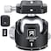 ARTCISE Low Profile Ball Head Tripod Mount Ball Head 52mm Diameter LB52 All Metal CNC Machining with Two 14 Quick Release Plates for Tripod Monopod DSLR CamcorderMax Load 66lbs 30kg