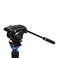 Benro S4 PRO Flat Base Fluid Video Head 88 lb Max 2 Step Counterbalance 12 1420 Accessory Mounts 3816 Head Mount wPan Arm Black S4PRO