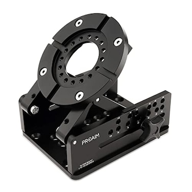 PROAIM Mitchell Wedge Tilt Camera Mount for Fluid Heads Slider Tripod Dolly Tilt Angle 0105 Adjustable Centre of Gravity Over UnderSlung Shots Payload up to 100kg220lb PMTCLWP