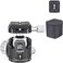 INNOREL Low Profile Tripod Ball Head N36 Panoramic CNC Metal Camera Tripod Ball Head with Two 14 Screw Arca Swiss Quick Release Plates for TripodMonopodDSLRCamcorder Max Load 44lbs20kg