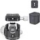 INNOREL Low Profile Tripod Ball Head N36 Panoramic CNC Metal Camera Tripod Ball Head with Two 14 Screw Arca Swiss Quick Release Plates for TripodMonopodDSLRCamcorder Max Load 44lbs20kg