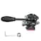 ULANZI Video Fluid Head for Camera Tripod U190 Mini Pan Tilt Head Small Panoramic Ball Head with Arca Swiss Quick Release Plate Lightweight Filming Equipment for Compact Camera Load up to 66lb3kg