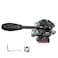 ULANZI Video Fluid Head for Camera Tripod U190 Mini Pan Tilt Head Small Panoramic Ball Head with Arca Swiss Quick Release Plate Lightweight Filming Equipment for Compact Camera Load up to 66lb3kg