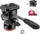 NEEWER Tripod Fluid Head Pan Tilt Head with Quick Release Plate and Handle Metal Camera Tripod Head Compatible with Arca Swiss for Compact Video Cameras DSLR Cameras Load up to 66lb3kg GM24