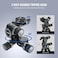 NEEWER 3 Way Geared Tripod Head with 360 Panoramic Arca QR Plate Millimeter Micro Adjustment Aluminum Alloy 3 Axis Pan Tilt Head with Quick Switch Large Fine Dual Modes Max Load 132lb6kg TH15