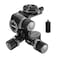 NEEWER 3 Way Geared Tripod Head with 360 Panoramic Arca QR Plate Millimeter Micro Adjustment Aluminum Alloy 3 Axis Pan Tilt Head with Quick Switch Large Fine Dual Modes Max Load 132lb6kg TH15