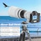 WEYLLAN EH46L Lever Ball Head with Stainless Steel Lock Pin 46mm Low Profile Heavy Duty Tripod Ball Head Mount with Arca Swiss Quick Release Plate for Tripod Monopod DSLR Camera Camcorder Telescope