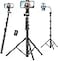 Victiv 74 Flexible Phone Tripod Tall Cell Phone Tripod with Adjustable Gooseneck Remote Portable Camera Cellphone Stand for Video Recording Compatible with iPhone Android