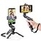 Zeadio Mini Smartphone Tripod Grip Stabilizer Desktop Tabletop Stand Tripod with Phone HolderFits for All iPhone and Android Smartphones