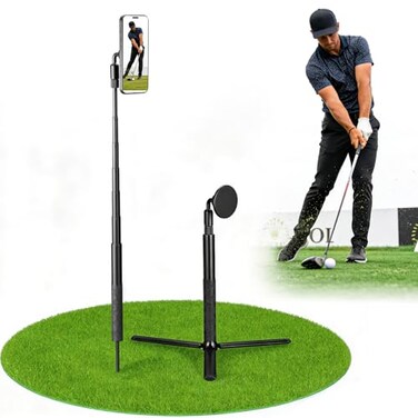 CAMOLO GEEK Monopod and Tripod Selfie Stick to Record Golf Swing Training Aid Magnetic Golf Film Stick Adjustable Aluminum Compatible with Magsafe iPhone 1615141312 Plus Pro Max Series