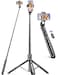 SelfieShow Aluminum 71 Phone Tripod Travel Tripods for iPhone with Remote Extendable Cell Phone Selfie Stick Tripod Stand Compatible with iPhone 1716151413AndroidCamera