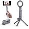 Chapter Seven Magnetic Pocket Tripod for MagSafeFoldable Multifunctional Airplane Phone Holder Desk StandPortable Handheld Travel Photography Standwith Universal Fit with Metal Ring Gray