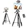 Aureday Phone Tripod Stand 64 Extendable Cell PhoneCamera Tripod with Wireless Remote and Phone Holder Aluminum iPad Tripod for Video RecordingSelfiesLive StreamVlogging