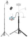 Victiv Phone Tripod Stand 85 Tall Cellphone Tripod for iPhone with Gooseneck Remote Flexible Portable Phone Stand for Recording Compatible with iPhone 14 13 12 Pro Android Camera
