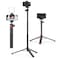 ULANZI MT44 Extendable Phone Tripod 59 Selfie Stick Vlog Stand with 2 in 1 Phone Clip 360 Ball Head Camera Tripod for iPhone Sony DJI Osmo Nano Action Camera Lightweight for Travel